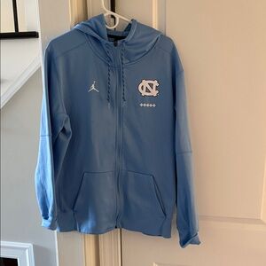 Jordan UNC Light Blue Hoodie with Logo